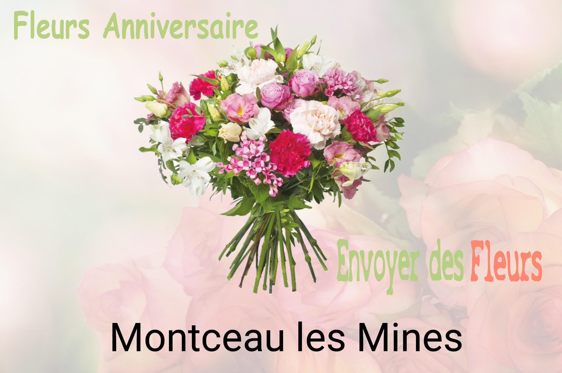 Bouquet de fleurs d’anniversaire livré à Montceau-les-Mines