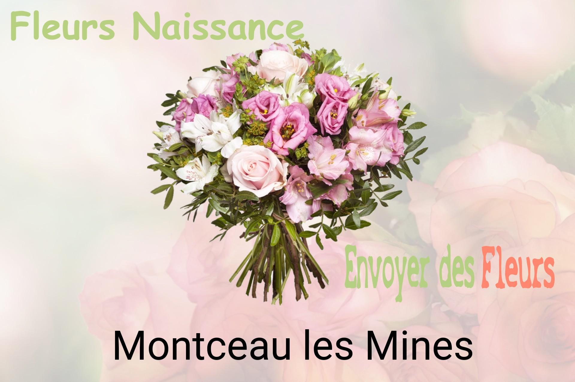 Bouquet de fleurs de naissance livré à Montceau-les-Mines
